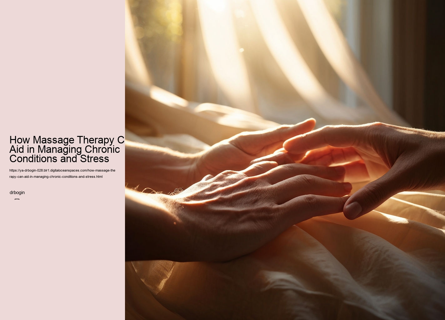 How Massage Therapy Can Aid in Managing Chronic Conditions and Stress